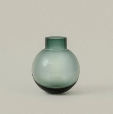 Ball Glass Vase - Green