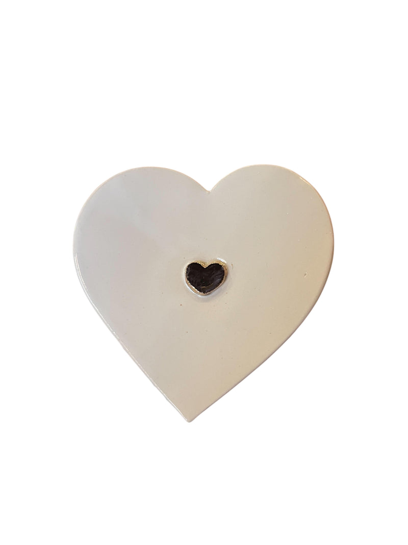 NS Doro's Heart Shaped Ring Dish gold heart