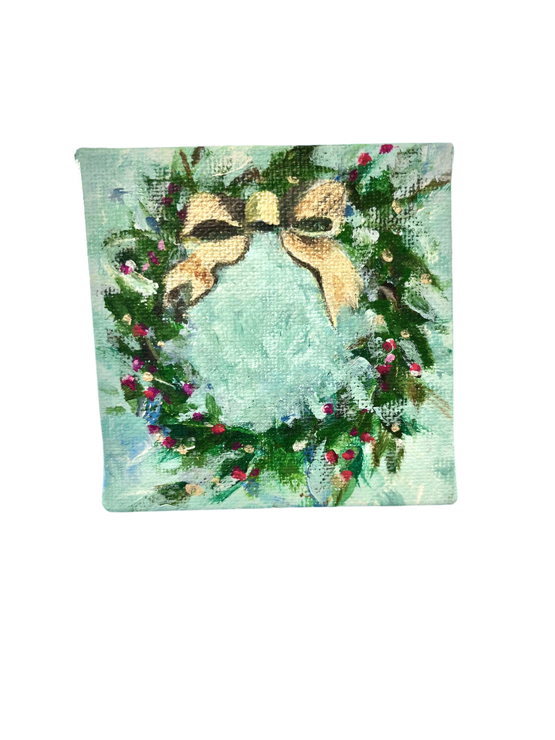 NSFA Original Painting "Holiday Wreath of Love"