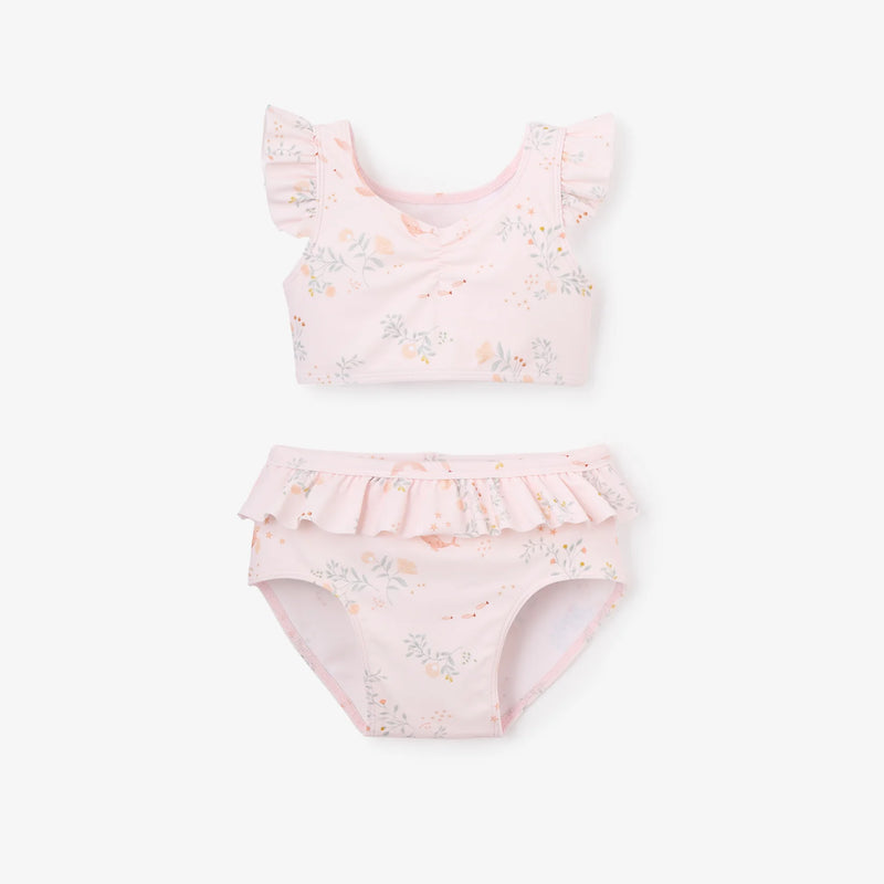 BA- PINK SEA MAGIC BABY RUFFLE TWO-PIECE SWIMSUIT