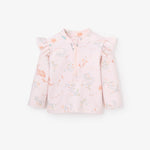 BA- PINK SEA MAGIC FLUTTER SLEEVE BABY RASH GUARD