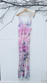 VH-1489 Ice Dyed Maxi Bias Slip Dress