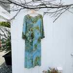 VH-1498 Ice Dyed Kaftan Dress