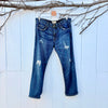 VH-Silver Patched Jeans