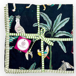 PAR Napkin Black Jungle, Set of 4