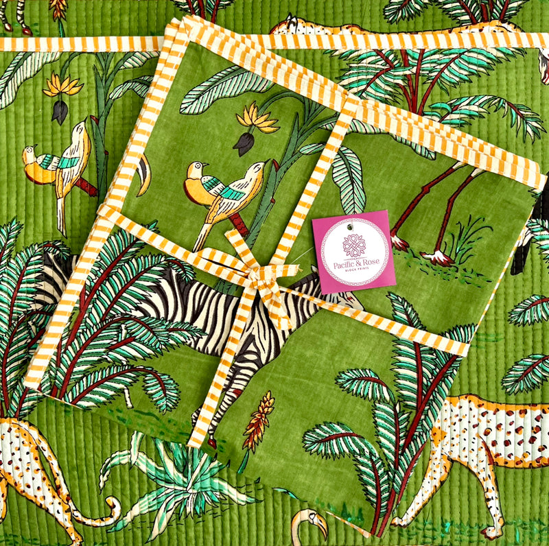 PAR Napkin Green Jungle, Set of 4