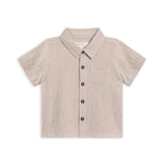 BA - Organic Landon Seersucker Button Down - Shore Stripe/Truffle