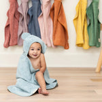 BA - Hooded Towel + Wash Mitt Set Blush