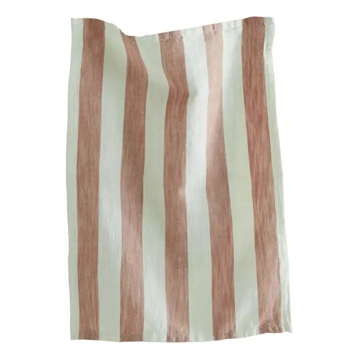 BB - Cotton Stripe Dishtowel - Blush