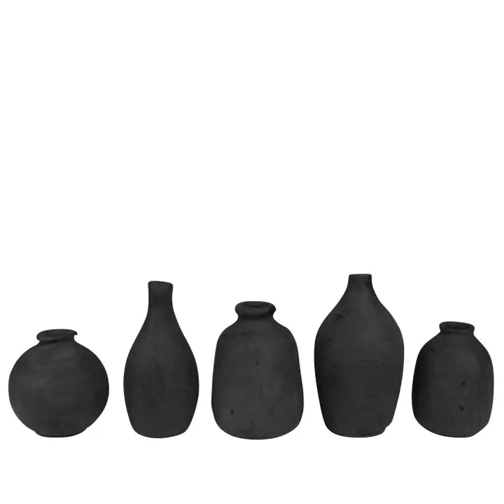 Mini Terracotta Vases - Set of 3