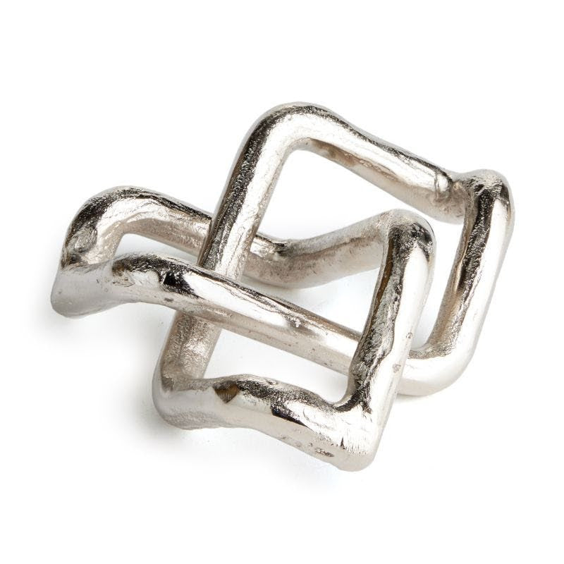NS Silver Knot Sculpture