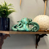 Aqua Green Octopus Bookend