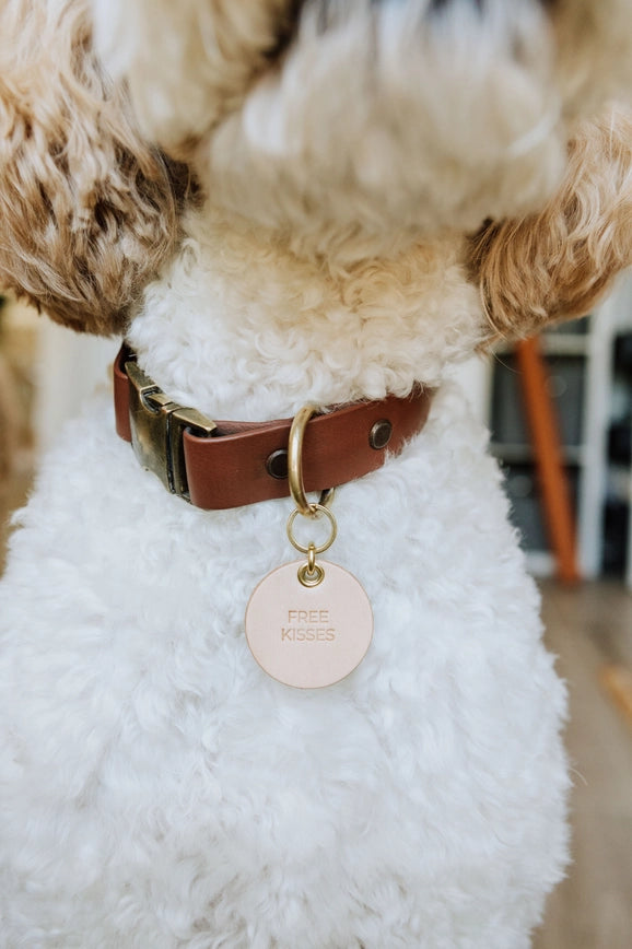 SP - Handmade Leather Dog Tag