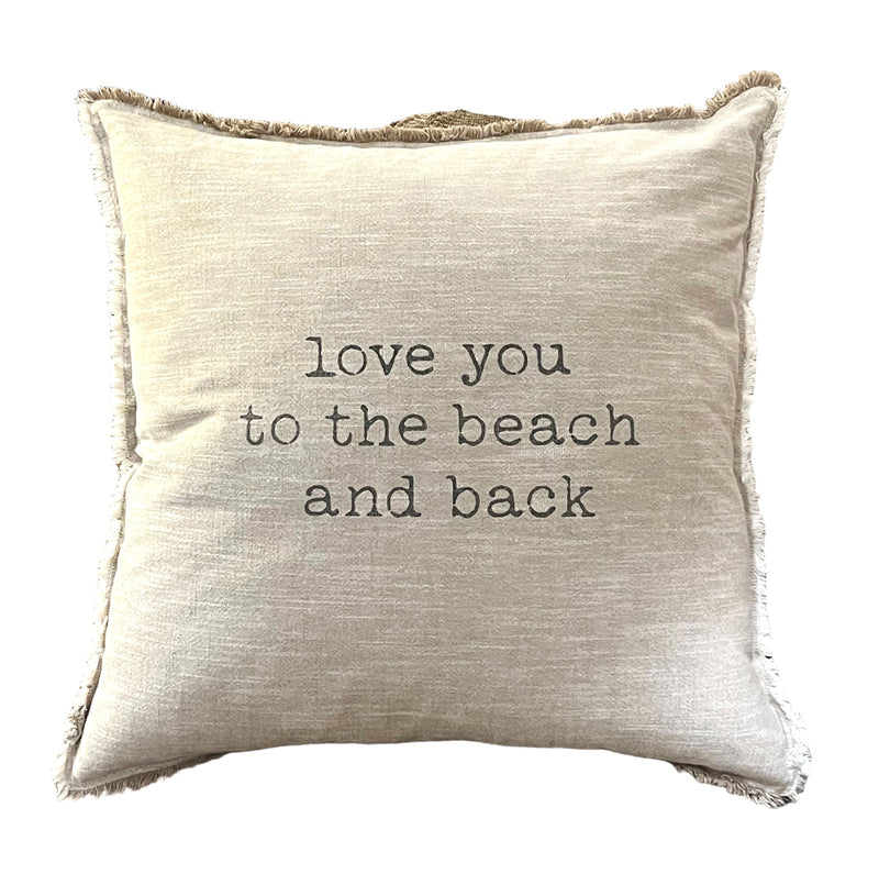 NS Pillow Love You to the Beach