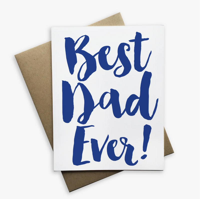 D Best Dad Ever Card