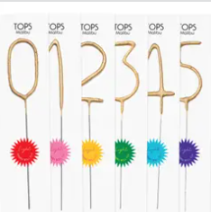 Sparkler Wand Numbers