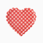 Checkered Heart Shaped Tray