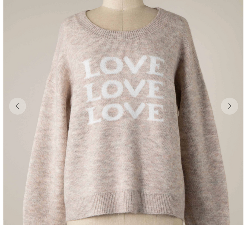 VH-LOVE LOVE LOVE Sweater