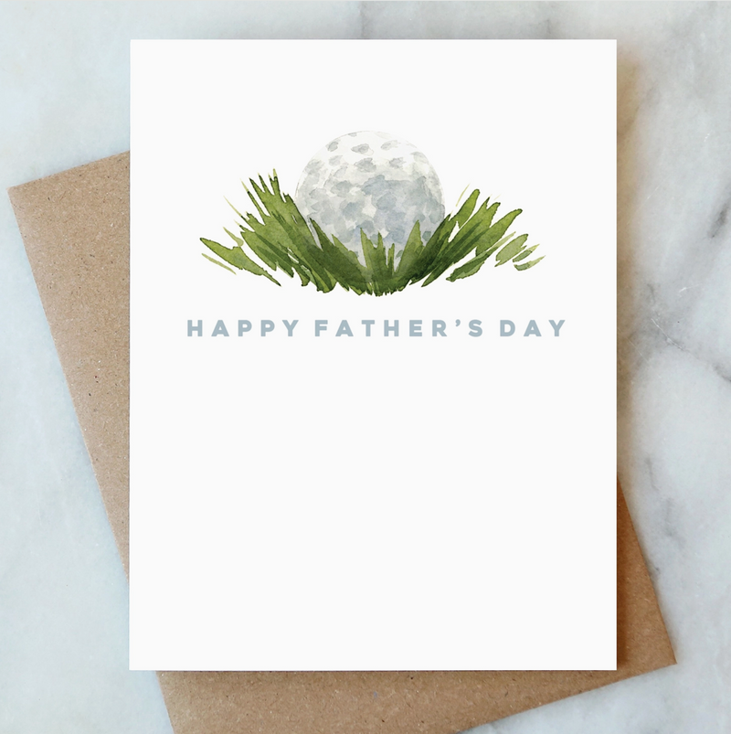 D Golf Father's Day Card