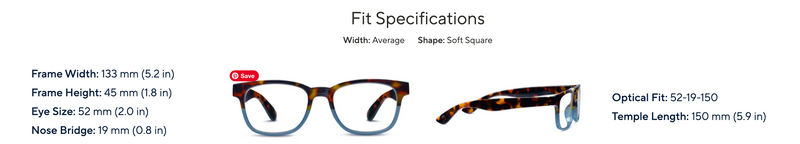 D Peepers Waverly - Tortoise/Blue