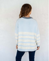 D Marina Polo Sweater - Sky + Sea Salt