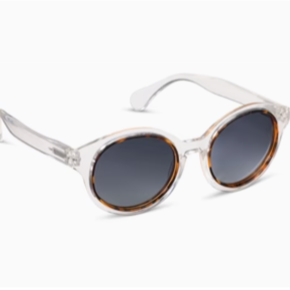 D Peepers Reading SUN Charm - clear