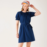 D Veranda Dress - deep navy