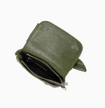 D Faye Olive Recycled Vegan Crossbody Bag
