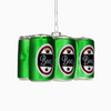 D 6 Pack of Beer, Retro Glass Handcrafted Christmas Ornament