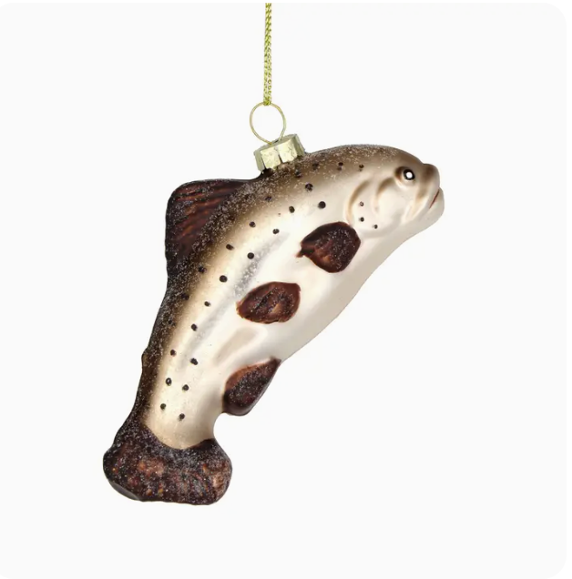 D glass Fish ornament