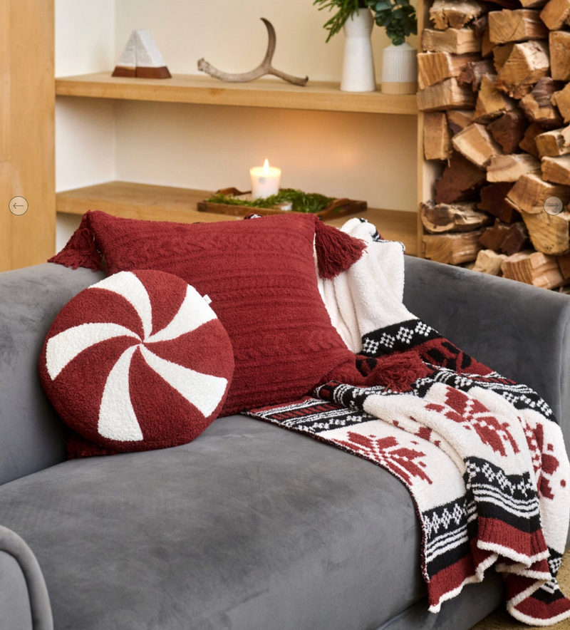 D Barefoot Dreams Holiday Pillows