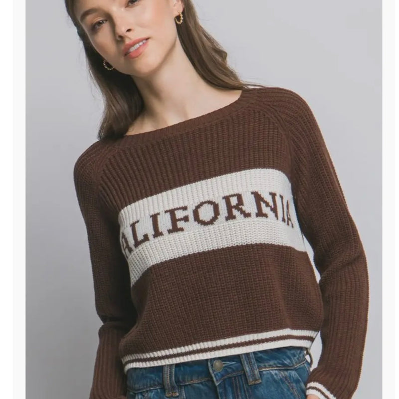 VH- California Brown Sweater