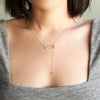 TL JGF Safety Pin Necklace