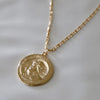 TL JKW Vintage French Coin Necklace