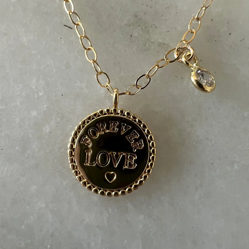 TL JSR Love Coin Necklace