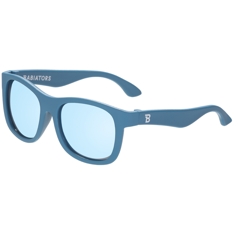 BA - Midnight Blue Polarized Kid Sunglasses with Mirrored Lens