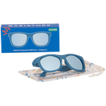 BA - Midnight Blue Polarized Kid Sunglasses with Mirrored Lens