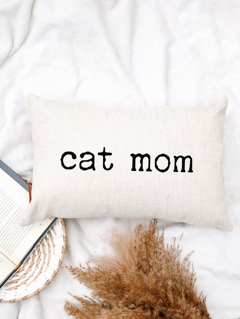 SP | Dog Mom / Cat Mom Throw Pillow