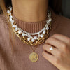 TL JKW Vintage French Coin Necklace