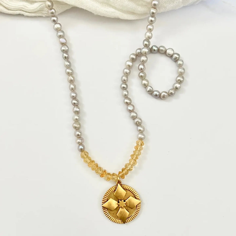 TL JSFS Sea Compass Necklace