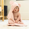 BA - Hooded Towel + Wash Mitt Set Blush