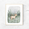 BA- Woodland Deer Art Print