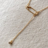 TL JGF Safety Pin Necklace