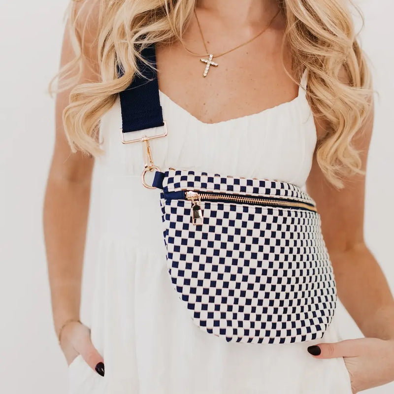 TL PS Woven Crossbody Bag