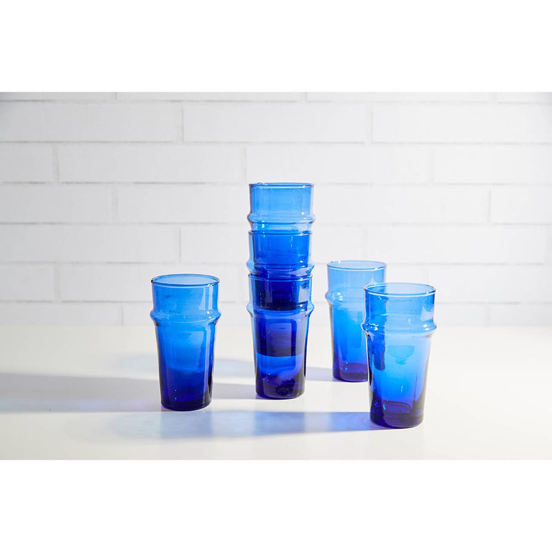 WS Moroccan Beldi Glassware - Blue
