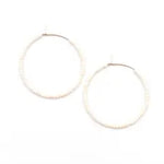 TL JTP Solid Seed Bead Hoops