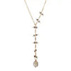 TL JFZ Gemstone Y Necklace