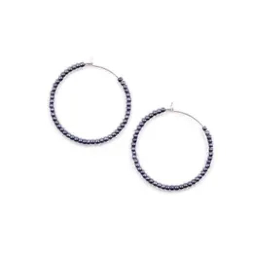 TL JTP Solid Seed Bead Hoops