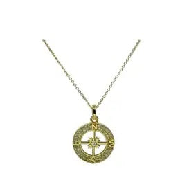 TL JA Compass Necklace