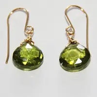 TL JJB Heart Peridot Earring